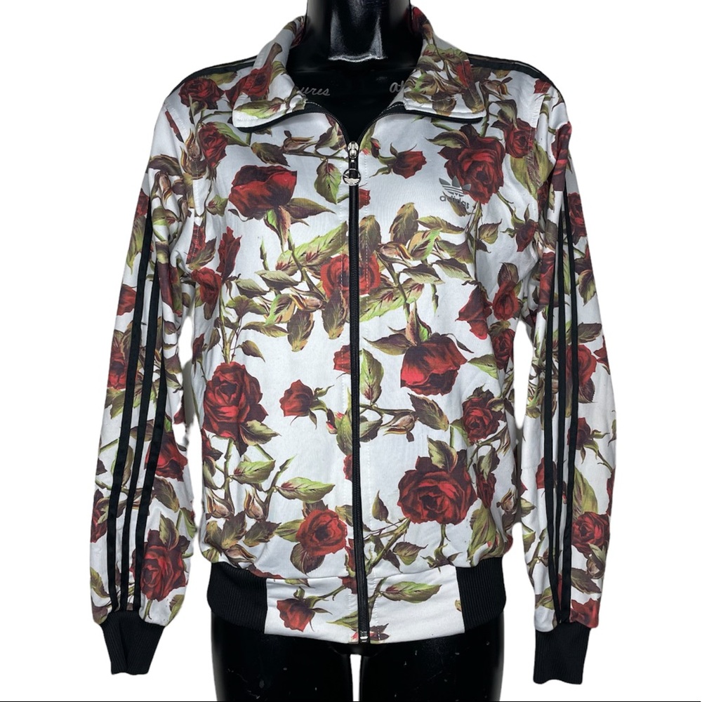 Adidas Florera Zip Up Sweatshirt Size Large